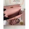 Hermes Kelly Danse II Handmade Bag In Rose Sakura Evercolor Calfskin