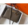 Hermes Kelly 32cm Sellier Bag in Taupe Epsom Calfskin GHW