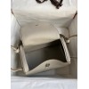 Hermes Lindy 26 Handmade Bag In Beton Clemence Leather