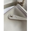 Hermes Lindy 26 Handmade Bag In Beton Clemence Leather