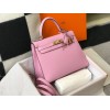 Hermes Kelly 25cm Sellier Bag in Mauve Sylvestre Epsom Calfskin GHW