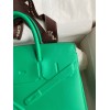 Hermes Shadow Birkin 25 Limited Edition Bag In Green Swift Calfskin
