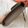 Hermes Jige Elan 29 Clutch Bag In Taupe Epsom Leather