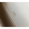 Hermes Kelly Pochette Clutch Bag In Craie Epsom Leather
