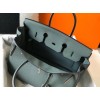 Hermes Birkin 35 Bag in Vert Amande Clemence Leather with GHW