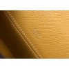 Hermes Kelly Pochette Clutch Bag In Yellow  Epsom Leather