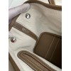 Hermes Garden Party 30 Handmade Bag in Taupe Clemence Leather