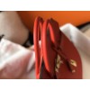 Hermes Birkin 35 Bag in Red Clemence Leather with GHW