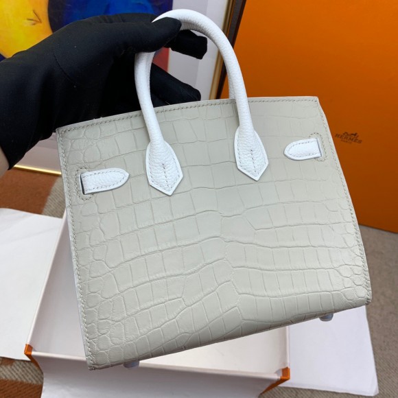 H**mes snow sac faubourg birkin 20 sellier limited edition bag