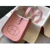Hermes Evelyne III Mini Bag In Pink Clemence Leather