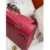 Hermes Kelly Sellier 28 Handmade Bag In Ruby Epsom Calfskin