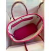 Hermes Garden Party 30 Handmade Bag in Rose Red Clemence Leather