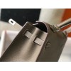 Hermes Kelly 25cm Sellier Bag in Taupe Epsom Calfskin PHW