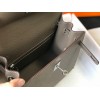 Hermes Kelly 25cm Sellier Bag in Taupe Epsom Calfskin PHW