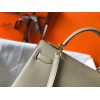 Hermes Kelly 32cm Sellier Bag in Tourterelle Epsom Calfskin GHW