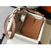 Hermes Evelyne III Mini Bag In Gold Clemence Leather