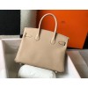 Hermes Birkin 30 Bag in Trench Clemence Leather with GHW