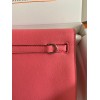 Hermes Kelly Danse II Handmade Bag In Rose Lipstick Evercolor Calfskin