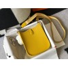Hermes Evelyne III Mini Bag In Yellow Clemence Leather