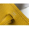 Hermes Evelyne III Mini Bag In Yellow Clemence Leather