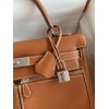Hermes Kelly Lakis 32 Handmade Bag In Gold Swift Calfskin