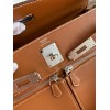 Hermes Kelly Lakis 32 Handmade Bag In Gold Swift Calfskin