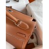 Hermes Kelly Lakis 32 Handmade Bag In Gold Swift Calfskin