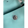Hermes Lindy 26 Handmade Bag In Blue Atoll Swift Calfskin