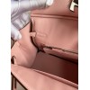Hermes Birkin 25 Retourne Handmade Bag In Rose Sakura Epsom Calfskin