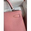 Hermes Kelly Sellier 28 Handmade Bag In Rose Confetti Epsom Calfskin