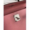 Hermes Kelly Sellier 28 Handmade Bag In Rose Confetti Epsom Calfskin