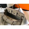 Hermes Birkin 25 Bag In Taupe Clemence Leather with GHW