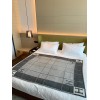 Hermes Avalon III Throw Blanket in Grey Wool and Cashmere