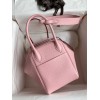 Hermes Lindy 26 Handmade Bag In Rose Sakura Clemence Leather