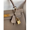 Hermes Kelly Sellier 28 Handmade Bag In Taupe Epsom Calfskin