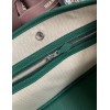 Hermes Garden Party 30 Handmade Bag in Malachite Clemence Leather