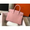 Hermes Birkin 35 Bag in Pink Clemence Leather with GHW