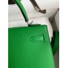 Hermes Kelly Sellier 28 Handmade Bag In Bamboo Epsom Calfskin