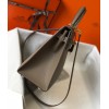 Hermes Kelly 28cm Sellier Bag in Taupe Epsom Calfskin GHW