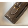 Hermes Kelly 28cm Sellier Bag in Taupe Epsom Calfskin GHW