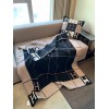 Hermes Avalon III Throw Blanket in Black Wool and Cashmere