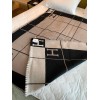 Hermes Avalon III Throw Blanket in Black Wool and Cashmere