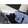 Hermes Birkin 25 Bag In Navy Blue Clemence Leather with GHW