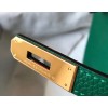 Hermes Birkin 35 Bag in Vert Vertigo Clemence Leather with GHW