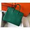 Hermes Birkin 35 Bag in Vert Vertigo Clemence Leather with GHW