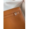 Hermes Kelly Danse II Handmade Bag In Gold Evercolor Calfskin