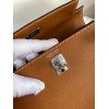 Hermes Kelly Danse II Handmade Bag In Gold Evercolor Calfskin