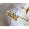 Hermes Kelly Mini II Sellier Bag In Beton Epsom Leather GHW