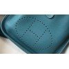 Hermes Evelyne III 29 Bag In Blue Jean Clemence Leather