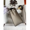 Hermes Kelly Sellier 28 Handmade Bag In Gris Asphalt Epsom Calfskin